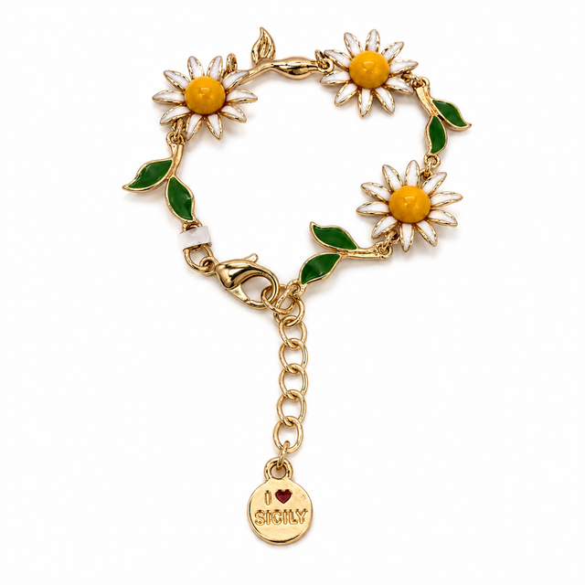Elegant Daisy Bracelet