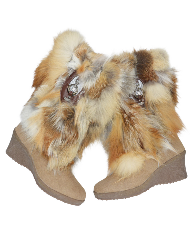 Cognac Fox Boots