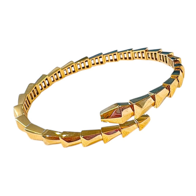 14k gold snake bracelet