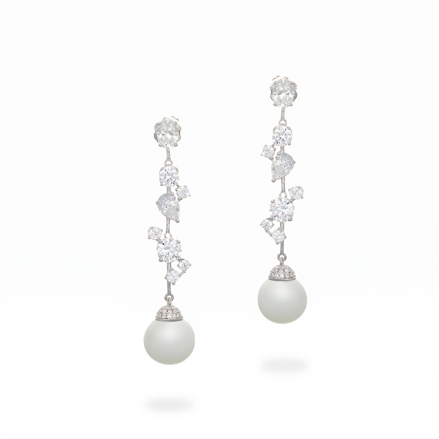 "Ramage" Earring with 14mm Pearl