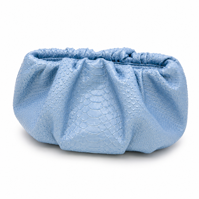 Blue Pillow Mini Pouch Bag