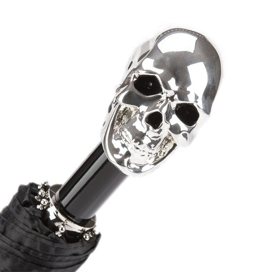 SWAROVSKI® SKULL FOLDING UMBRELLA