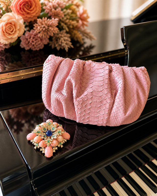 Pink Pillow Mini Pouch Bag