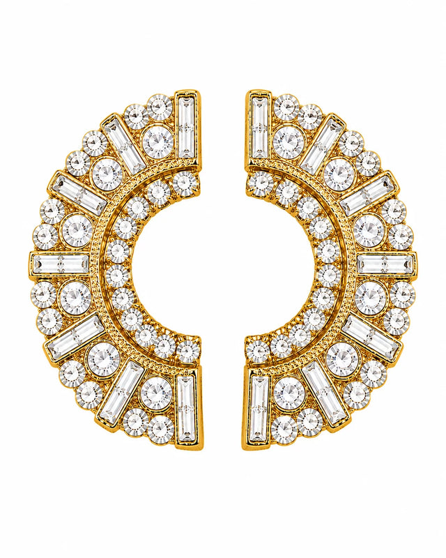 Comet Aurora Clip Earrings