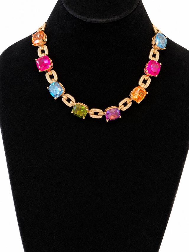 Multicolor Chocker Necklace