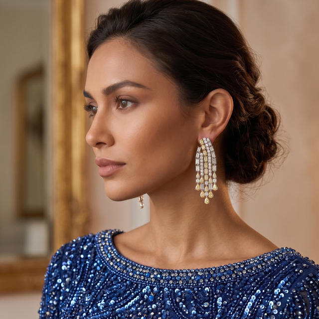 Gold Chandelier Earrings