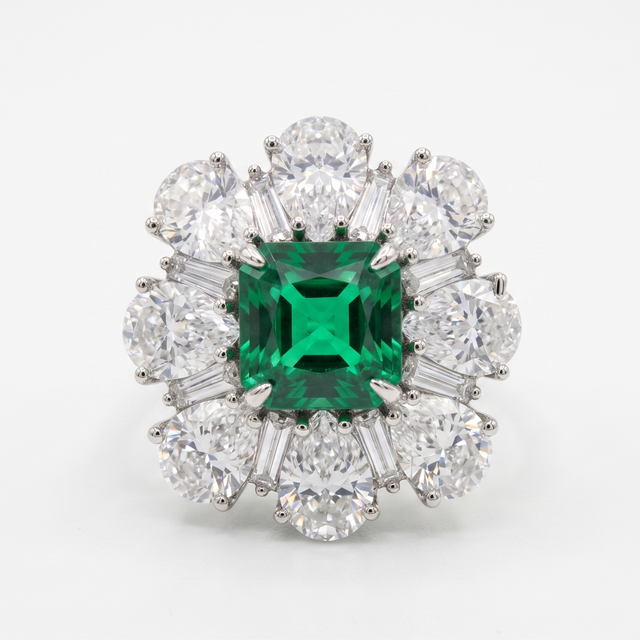 Emerald Cocktail Ring