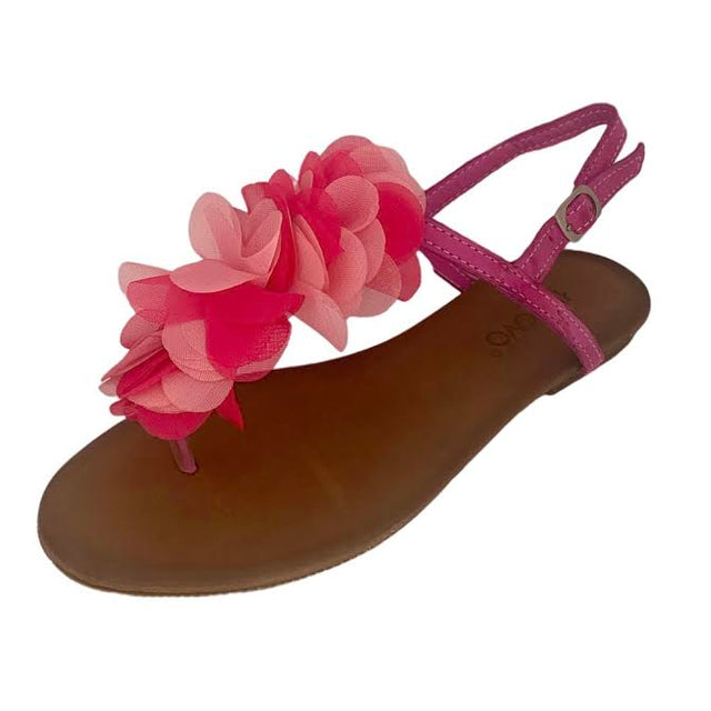 "Petals" Sandals in Pink