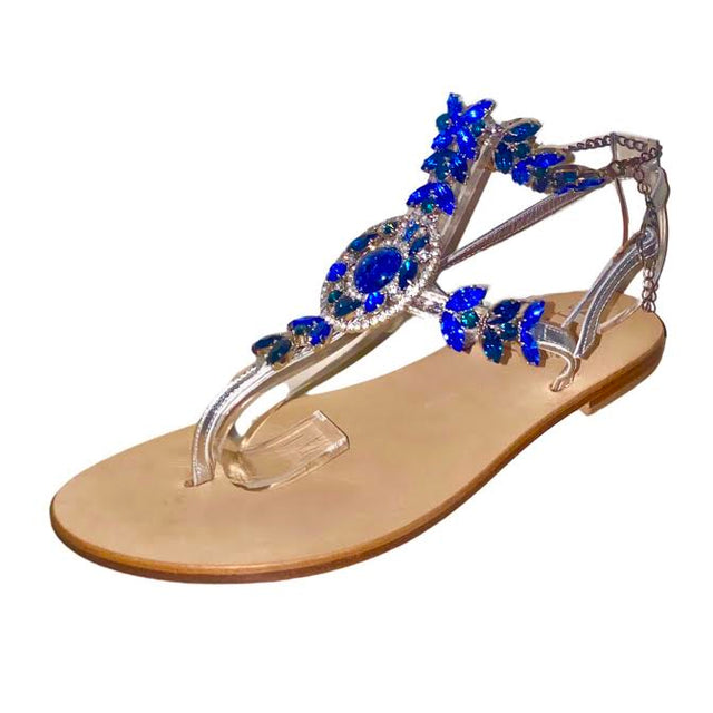 Yelena NY "50 Shades of Blue" Sandals