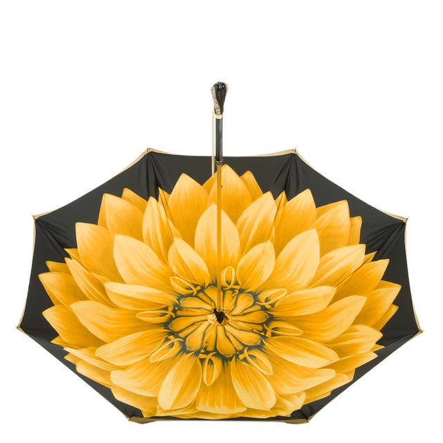 Luxury Gold Dahlia Umbrella