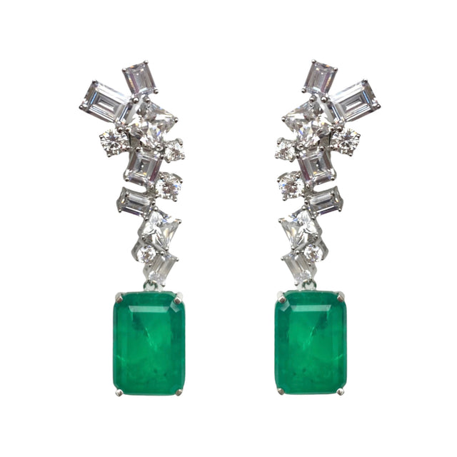 Gala Emerald Earrings