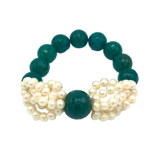 Forest pearl bracelet