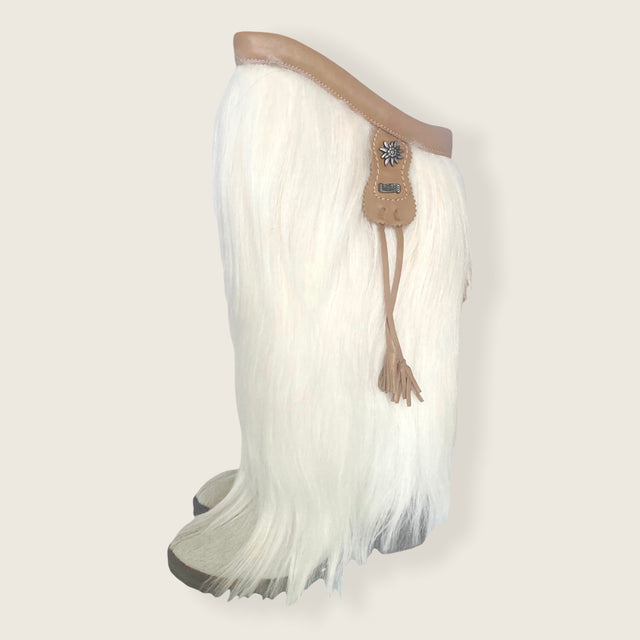 White Goat Boots