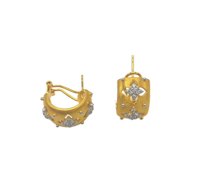 Genoa Design Earrings in Gold