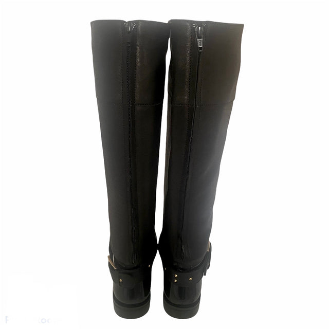Tall Rain Boots with a Side Buckle Detail
